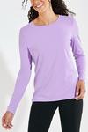 COOLIBAR WOMEN'S EVERYDAY L/S TEE: SOPH LILAC